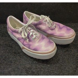 Vans Era Stacked Platform Pink Gradient Lavender Shoes - 500714 Womens 7/Men 5.5